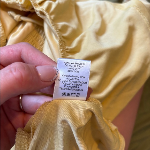 Yellow Ruffle Sleeve Top/Tank - Picture 5 of 7